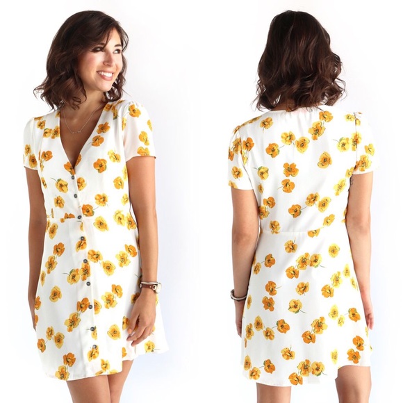 *LAST ONE* In Bloom Floral Mini Dress - Picture 8 of 8